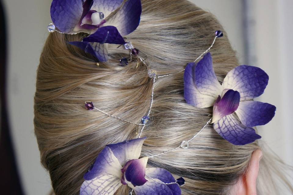 Vanda orchid hair vine