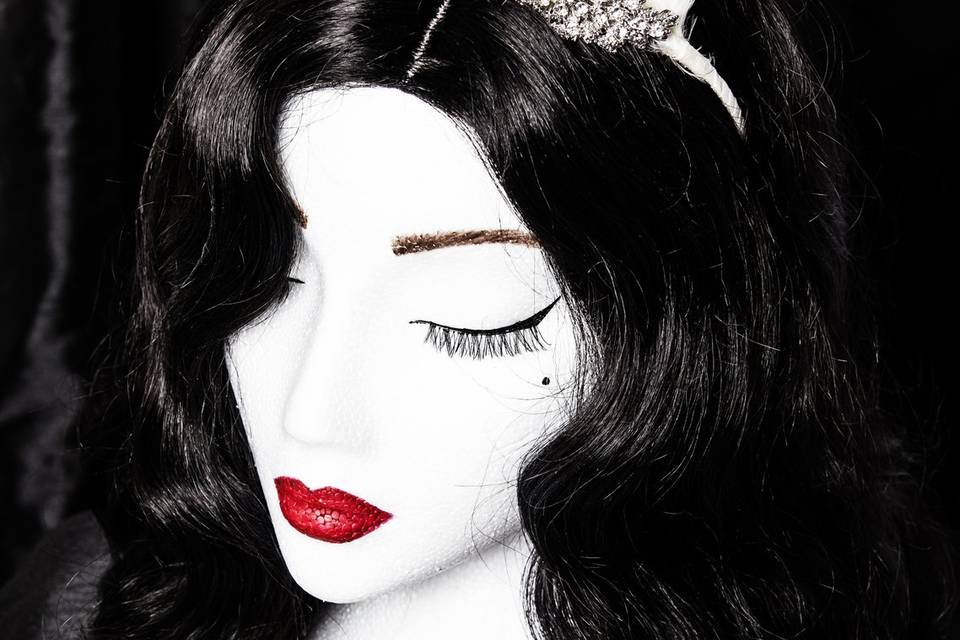 Bettie - feather headband