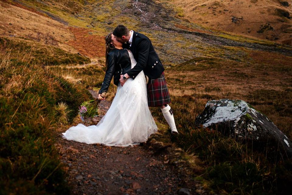 Newlywed Portraits in Glencoe