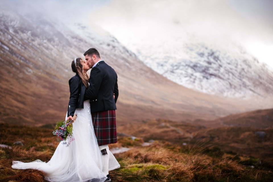 Newlywed Portraits in Glencoe