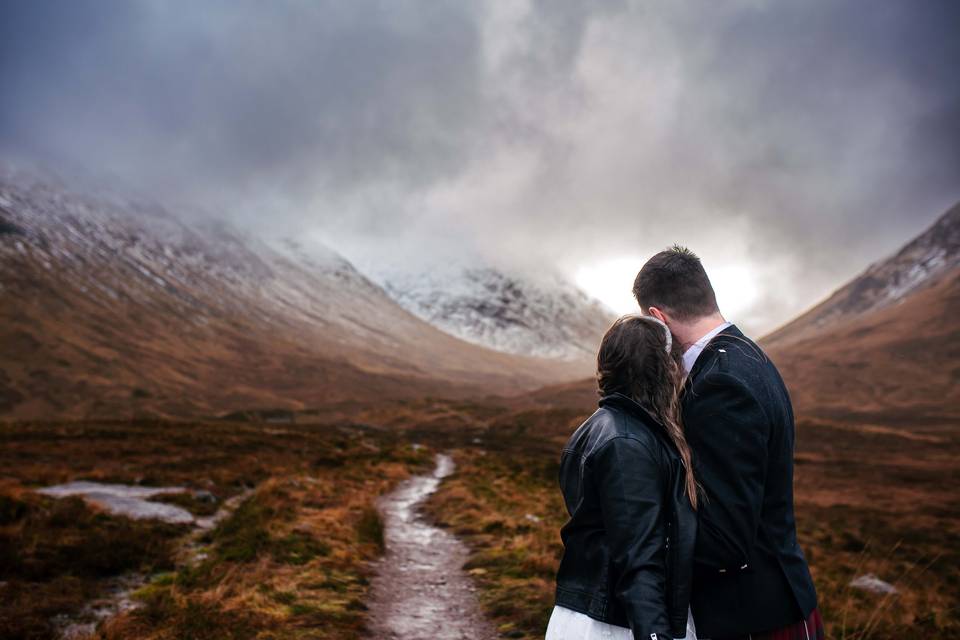 Newlywed Portraits in Glencoe