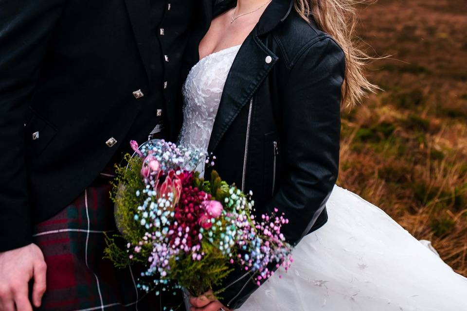 Newlywed Portraits in Glencoe