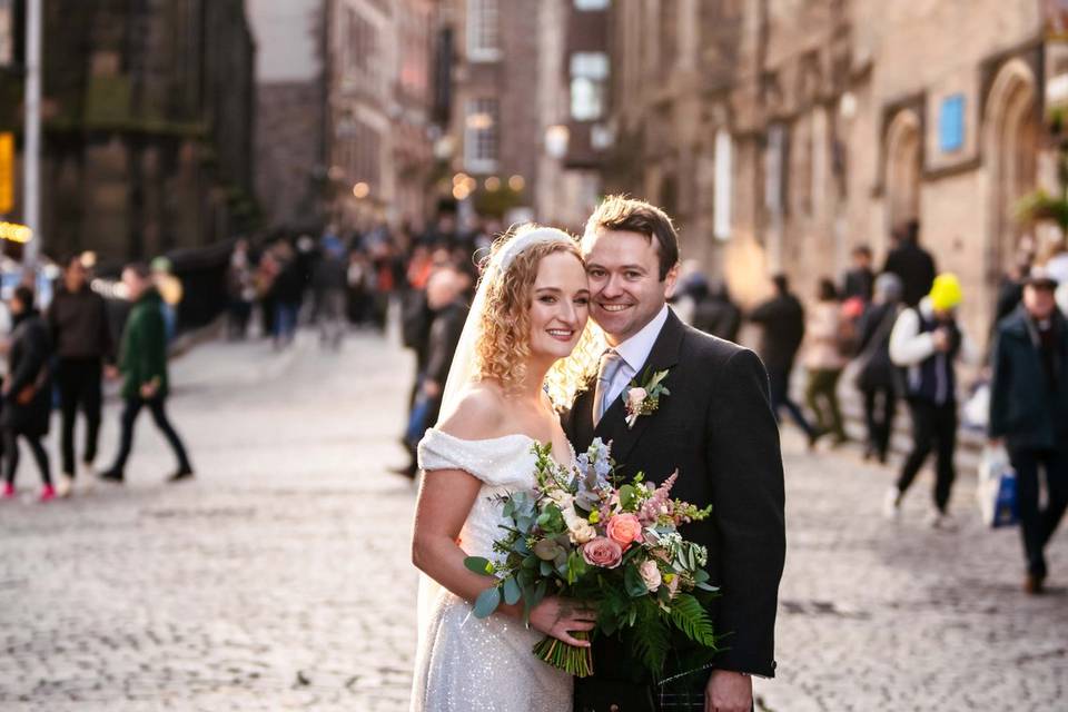 Newlywed Portraits Edinburgh