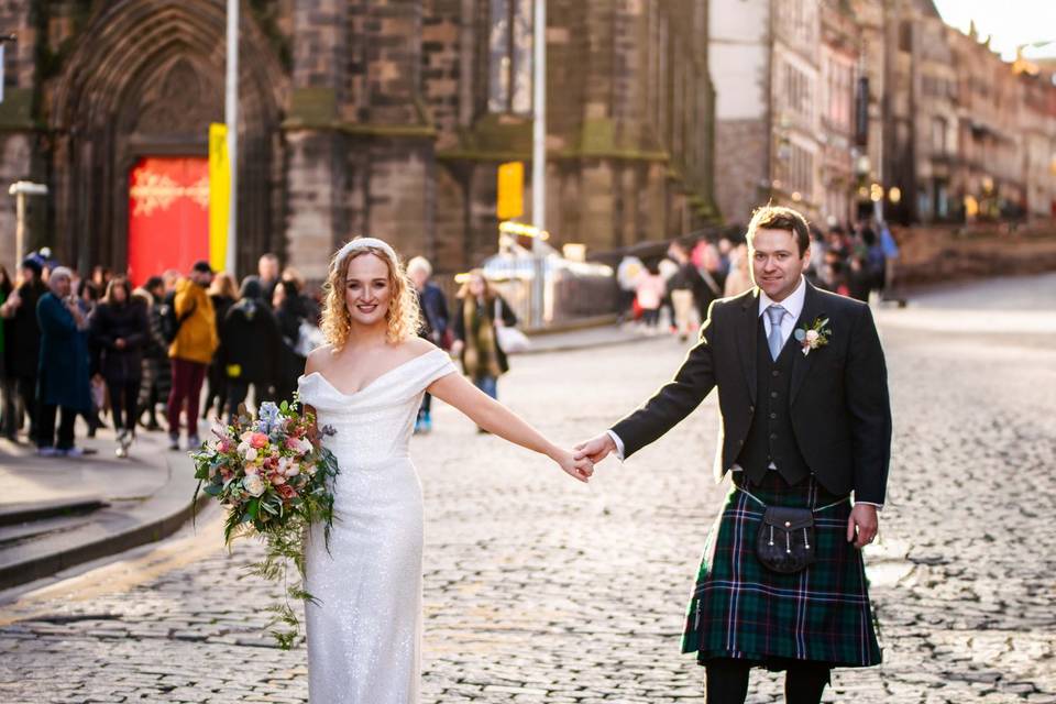 Newlywed Portraits Edinburgh