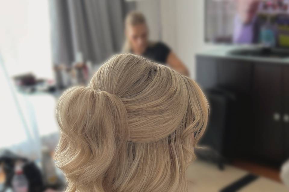 Elevated half up half down