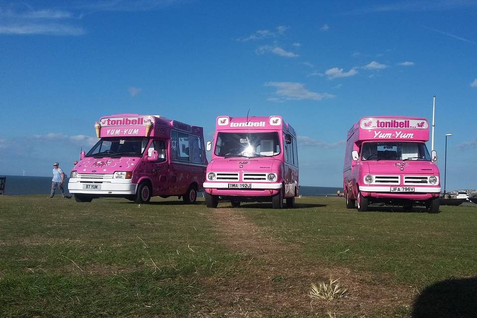 Wedding ice cream van Co