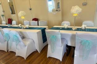 Table runners and chair sashes