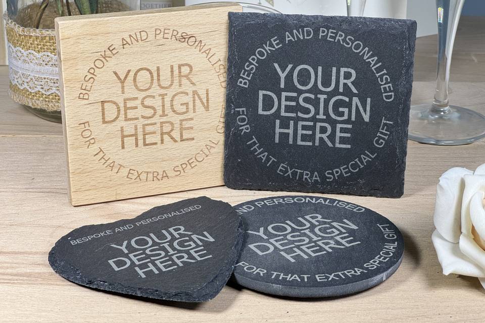 Personalised coasters