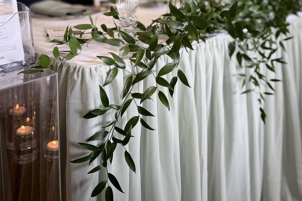 Table skirts