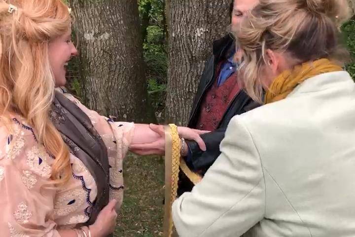 Ceremony of couple's choosing