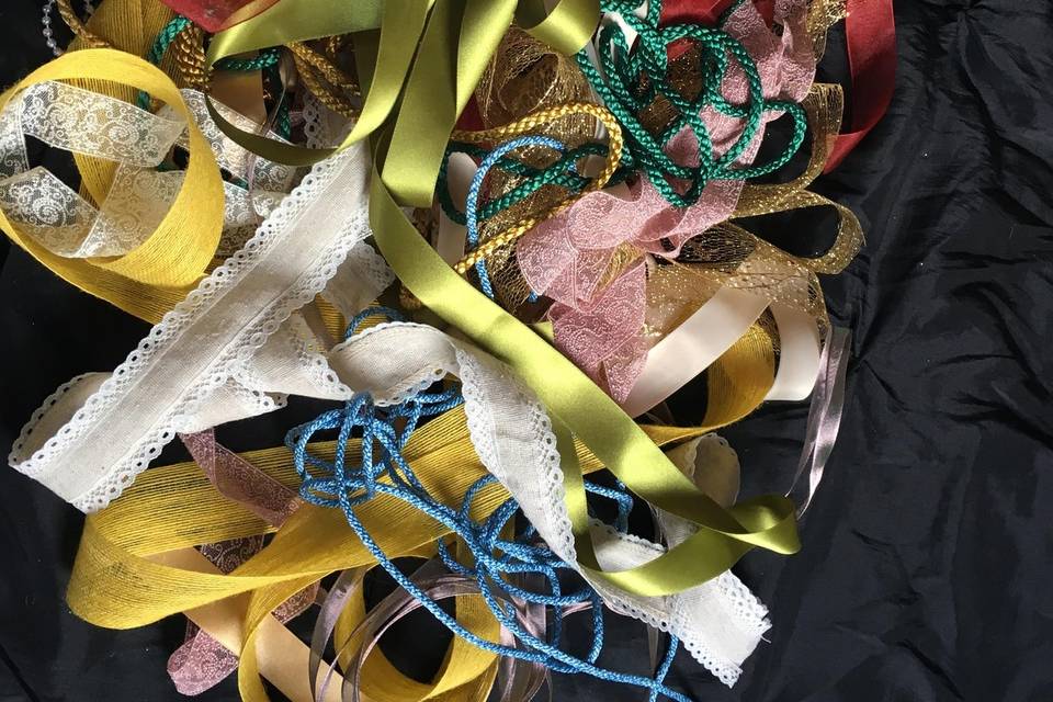 Handfasting cords and ribbons