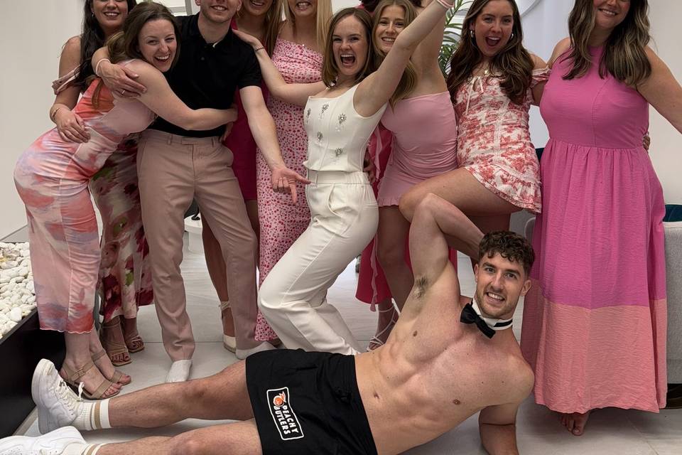 Themed hen party