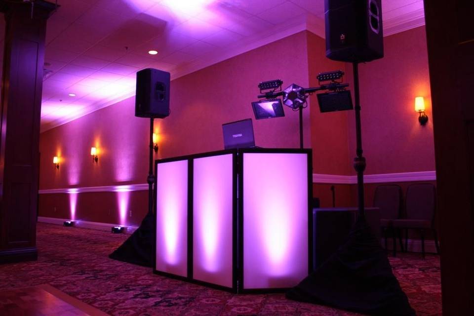 Wedding DJ Booth