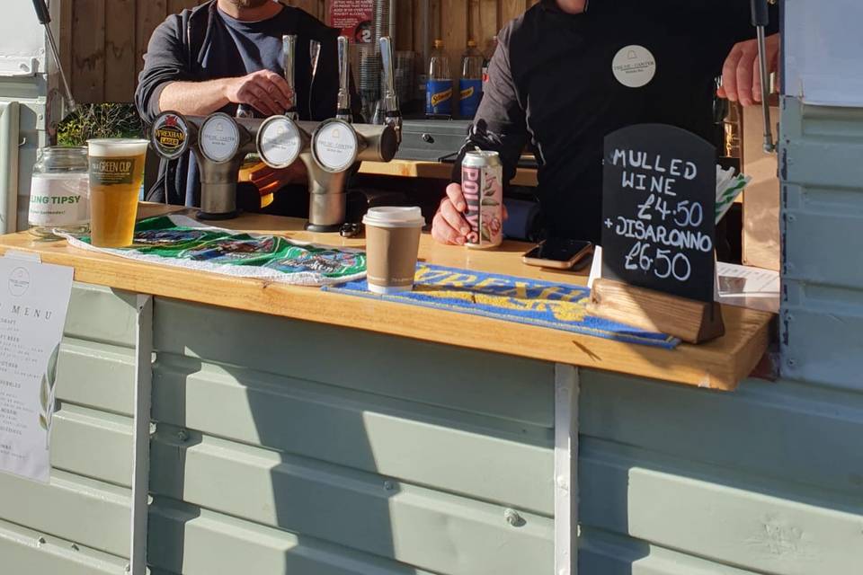 Bar team at autumn festival