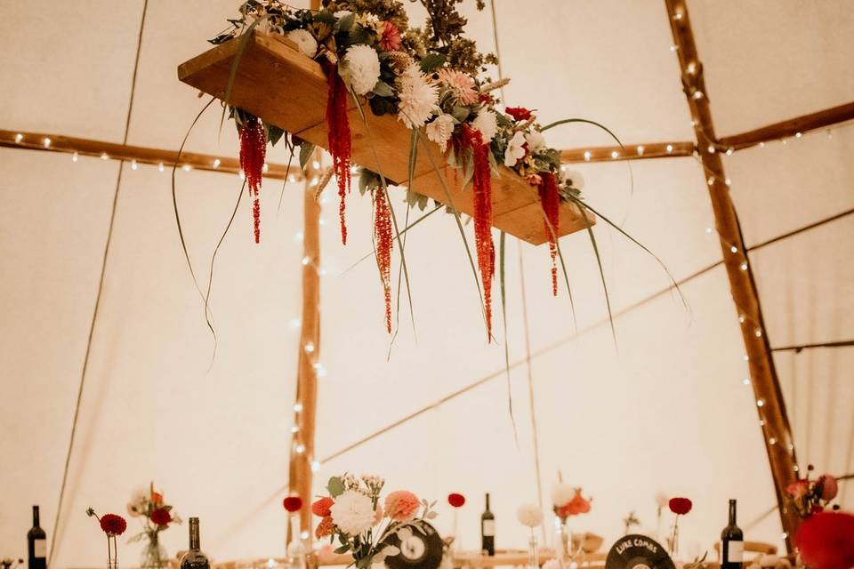 Music lovers wedding