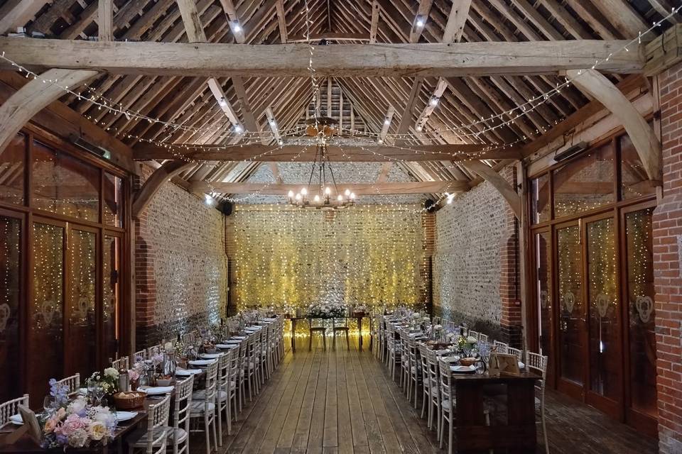 Cissbury Barns Wedding Meal