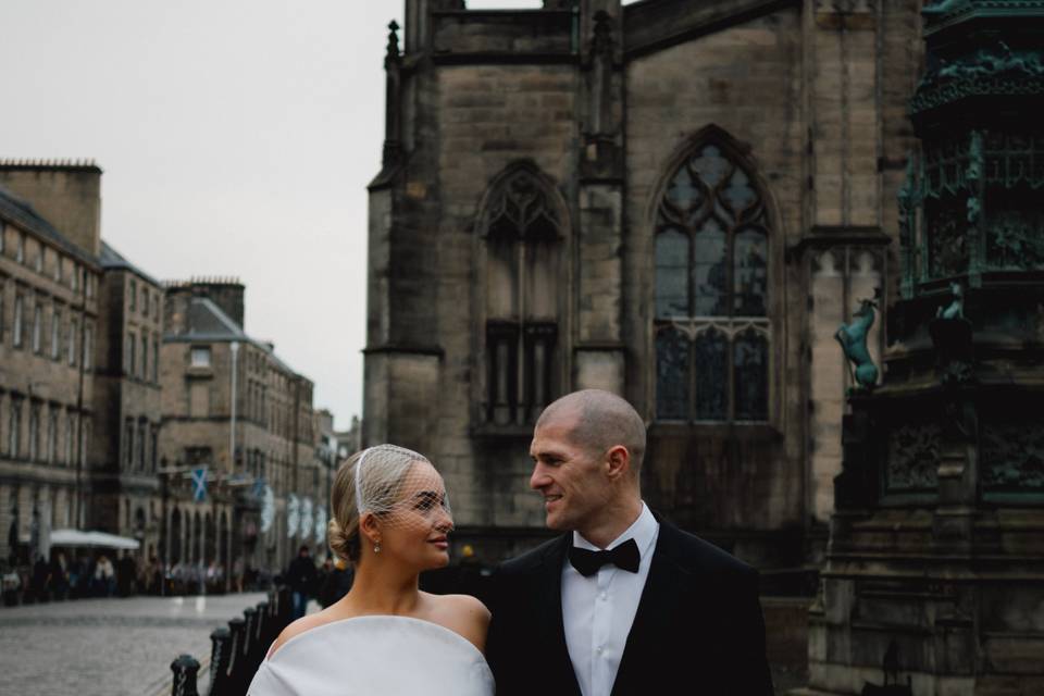 Wedding photoshoot in Edinburg