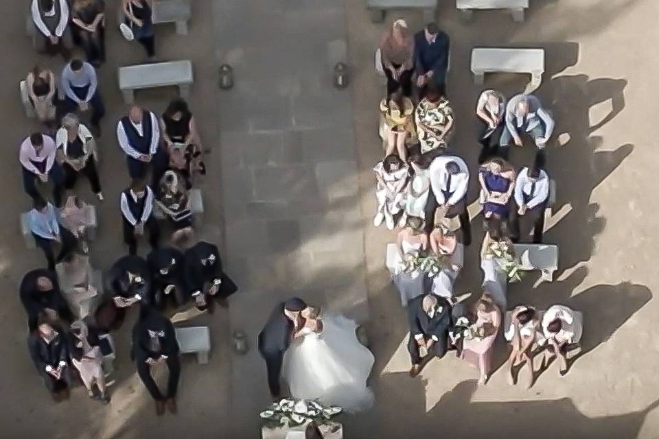 From above shots