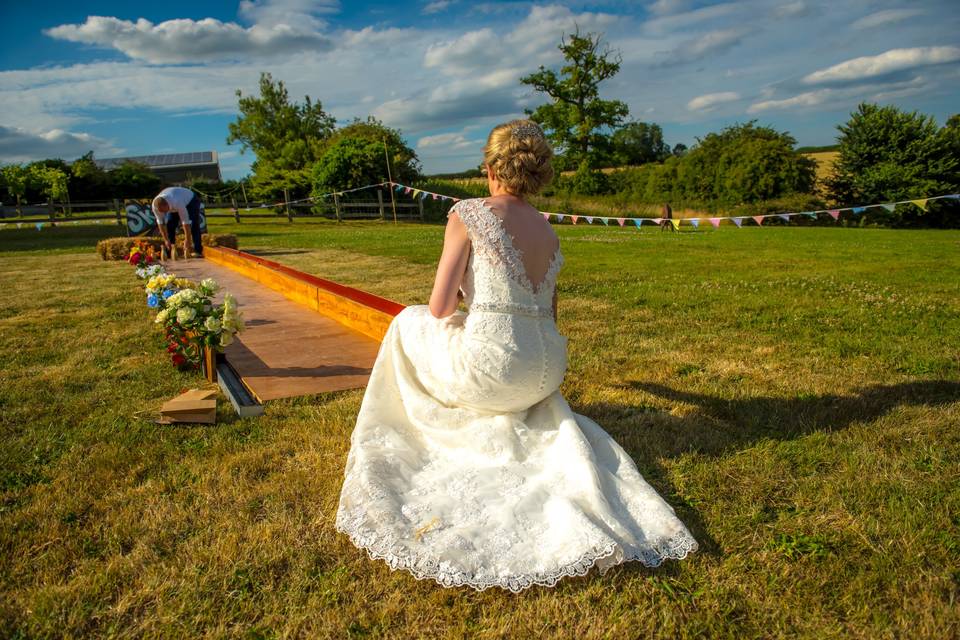 One of our gorgeous brides