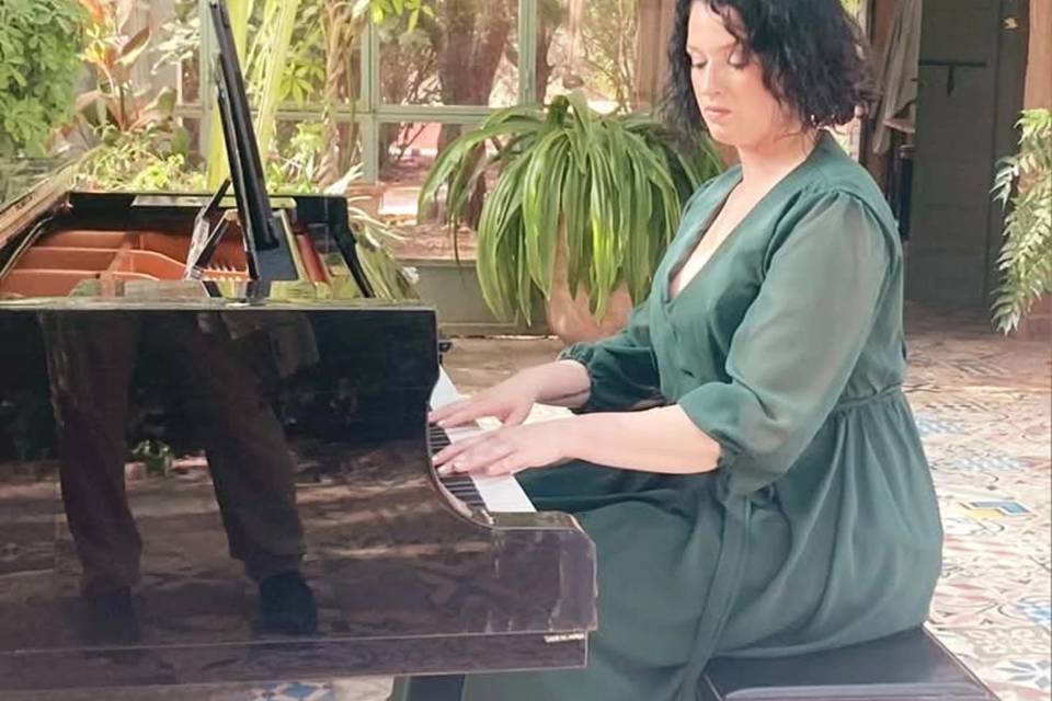 Janine performing live