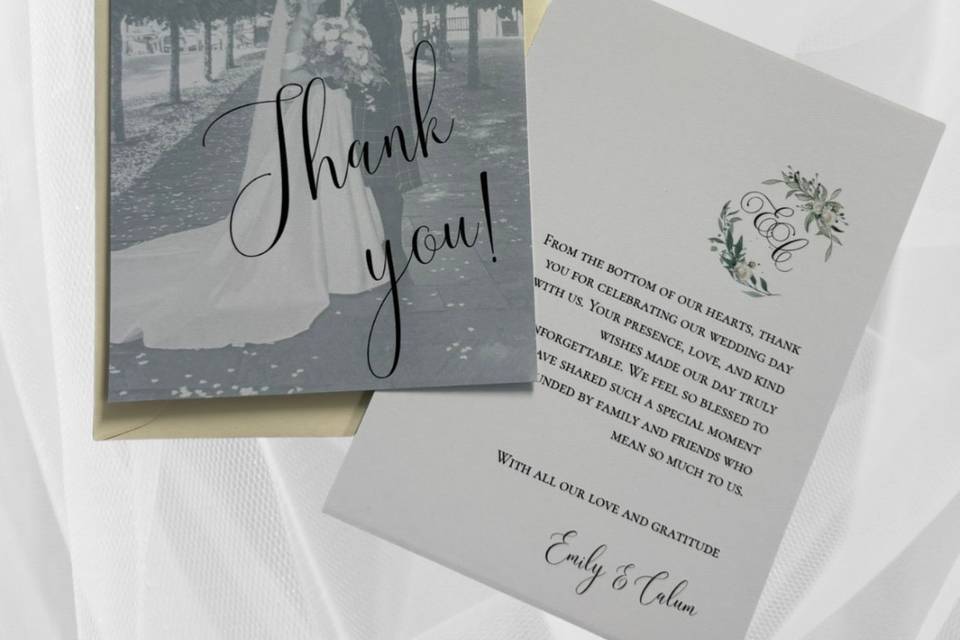 Thank you cards