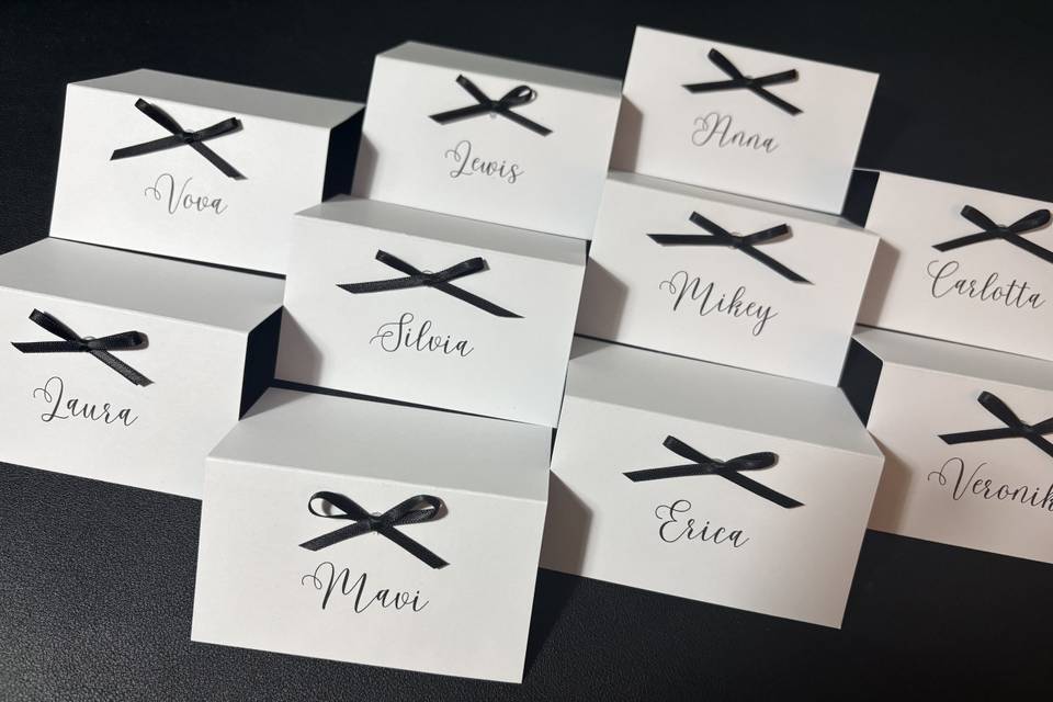 Black Tie Name Tags 🖤