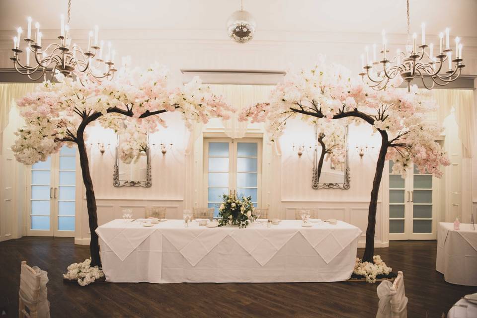 Reception layout