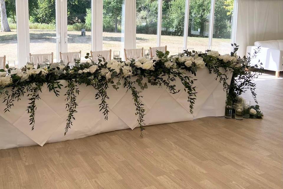 Top table florals