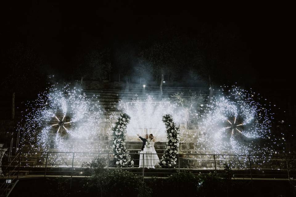 Cake in the amphitheater