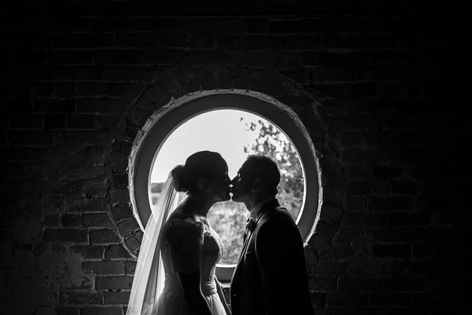 Shustoke Farm Barns silhouette