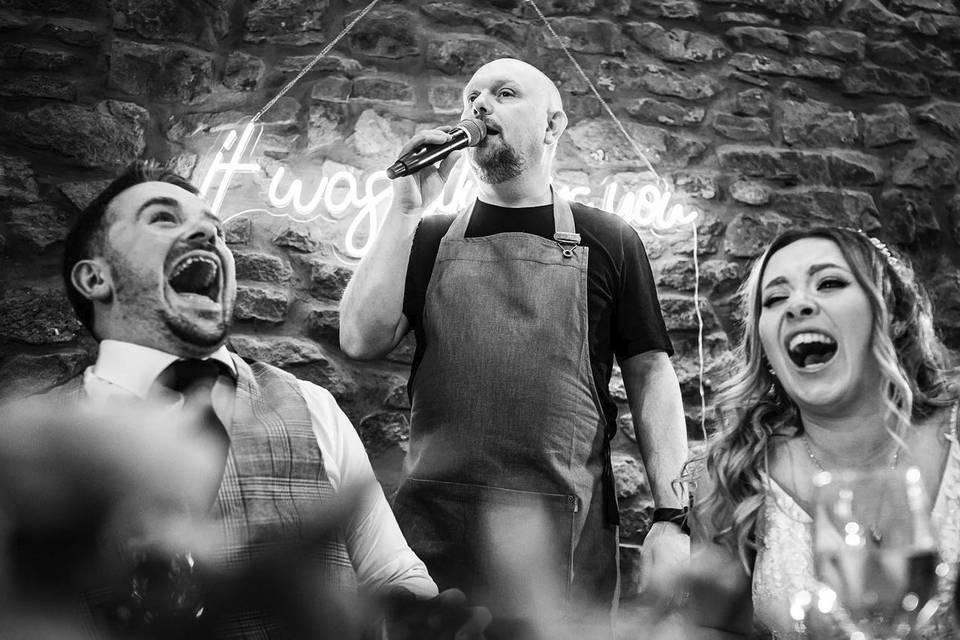 Having a laugh