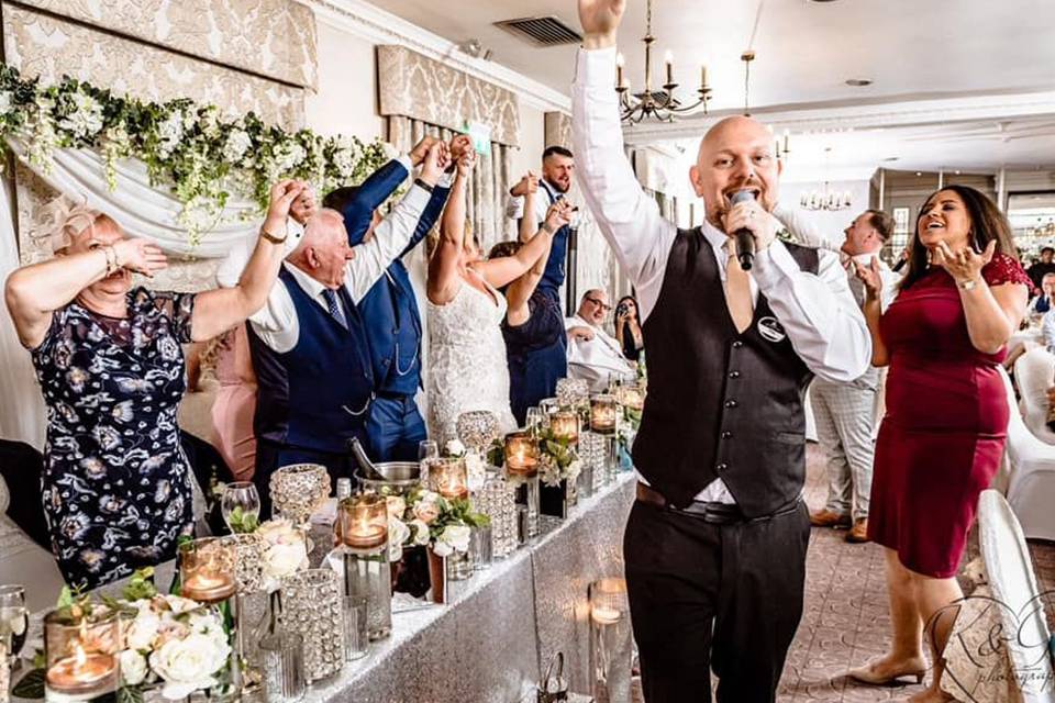 Hands in the air