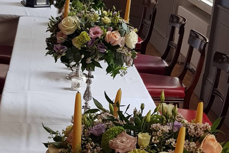 Candelabra arrangement