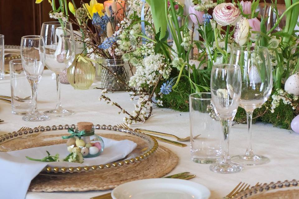 Easter set up