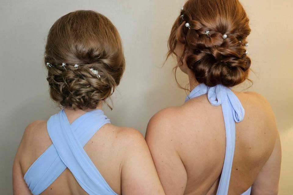 Perfect bridesmaid hair