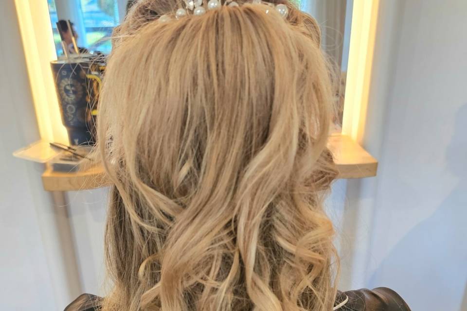 Blonde curls