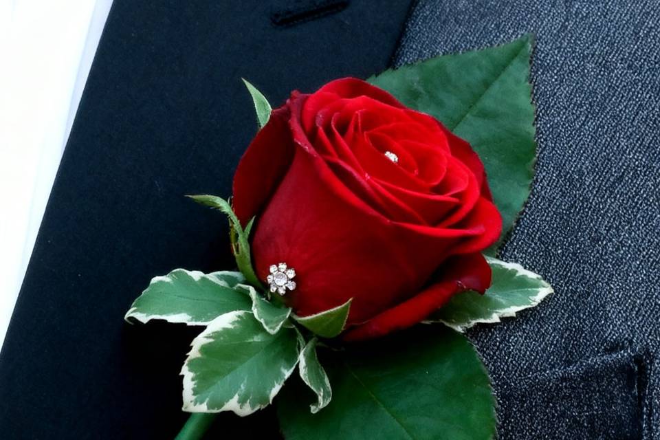 Rose Buttonhole