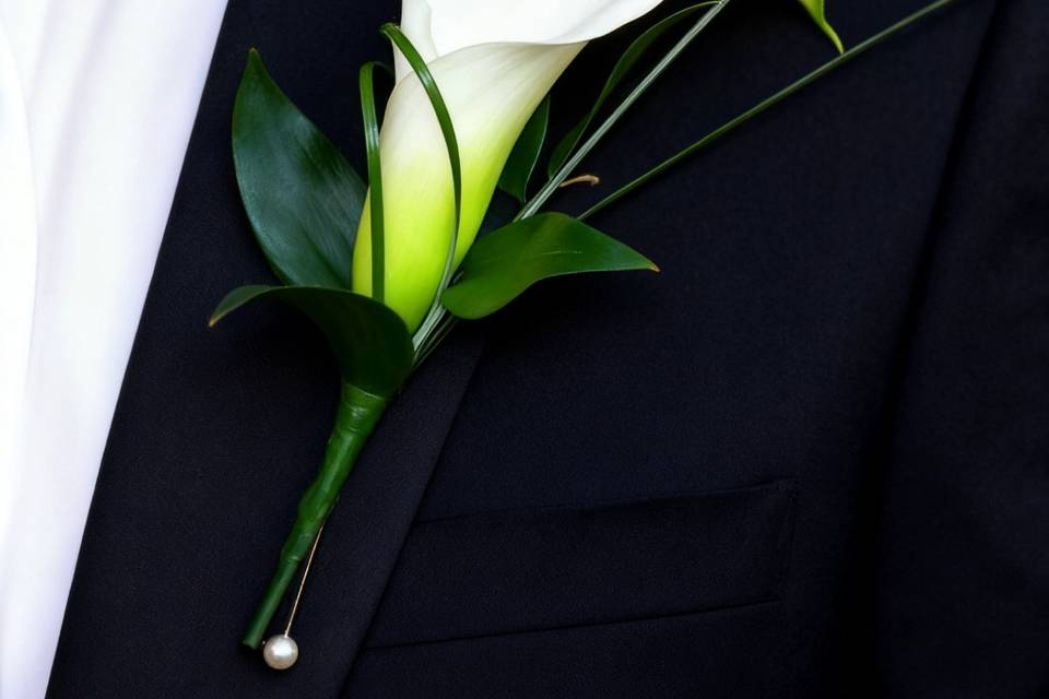 Calla Lily Buttonhole