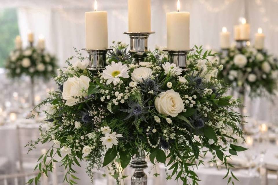 Candelabra arrangements