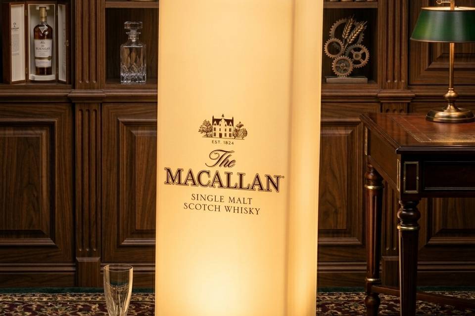 Custom LED standing light box