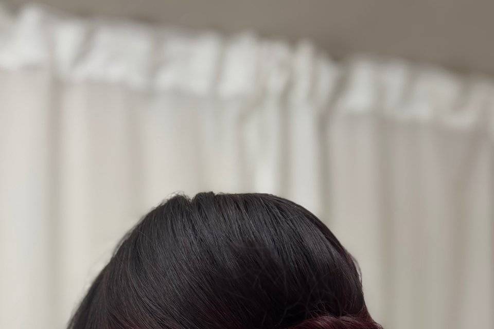 Perfect sleek bun!