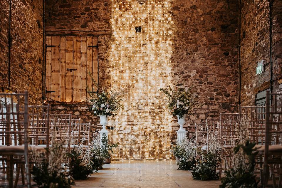 Floral Urns Eden Barn