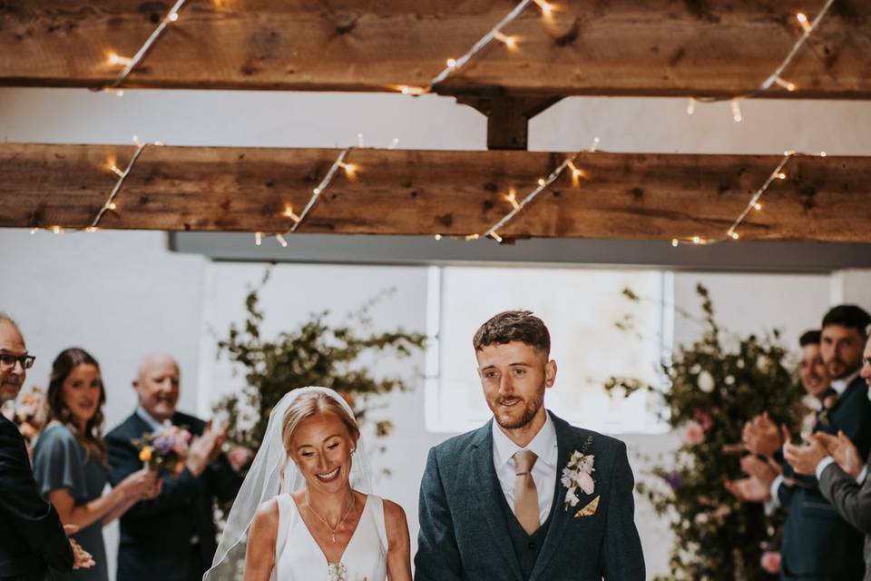 Floral Arch Fairbank Barn