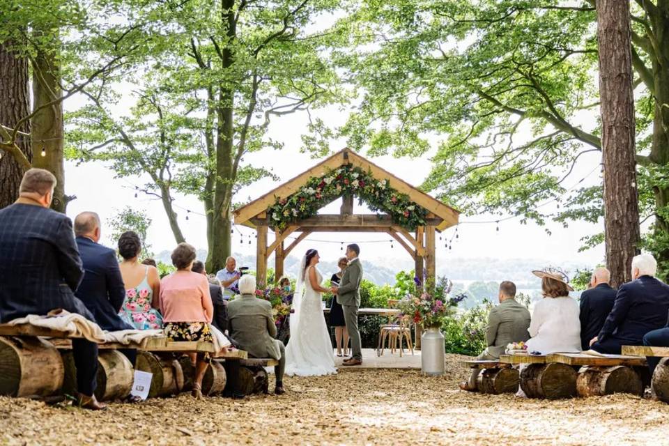 Woodland wedding