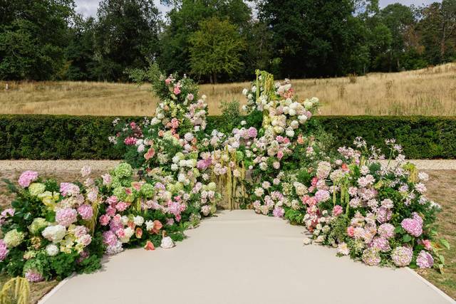 Wedding ceremony at Benham