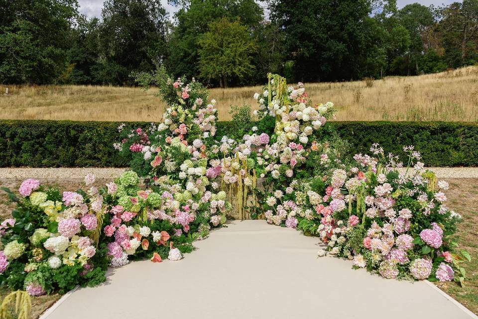 Wedding ceremony at Benham