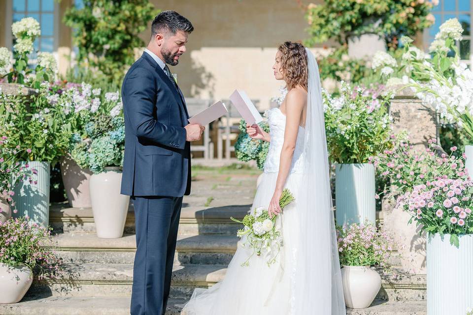 Wedding Ceremony at Euridge