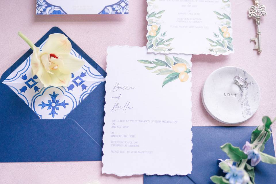 Wedding stationery