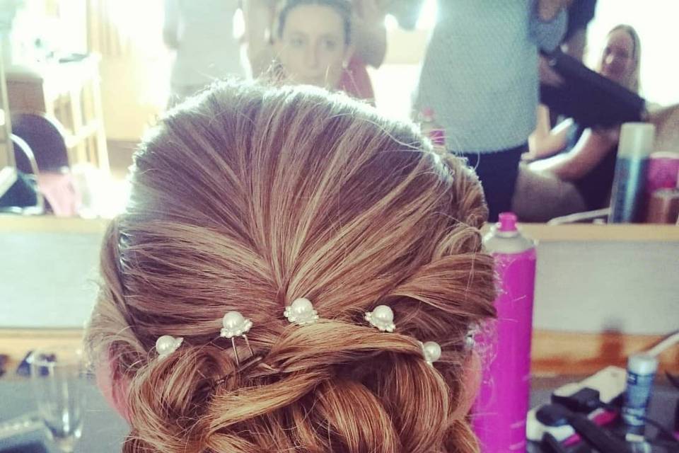 Bridesmaid hair