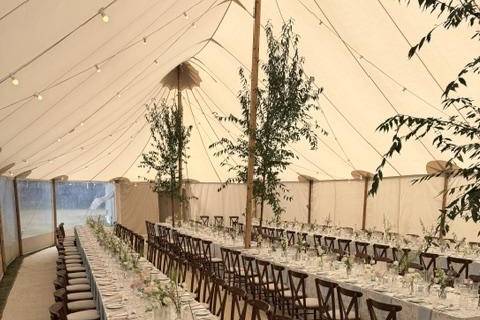 Marquee set up
